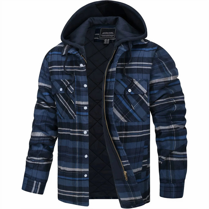 Alfie | Men's Checked Quilted Lining Lumberjack Jacket