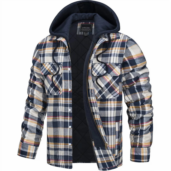 Alfie | Men's Checked Quilted Lining Lumberjack Jacket