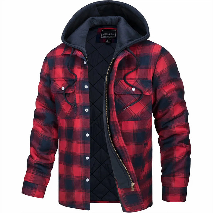 Alfie | Men's Checked Quilted Lining Lumberjack Jacket