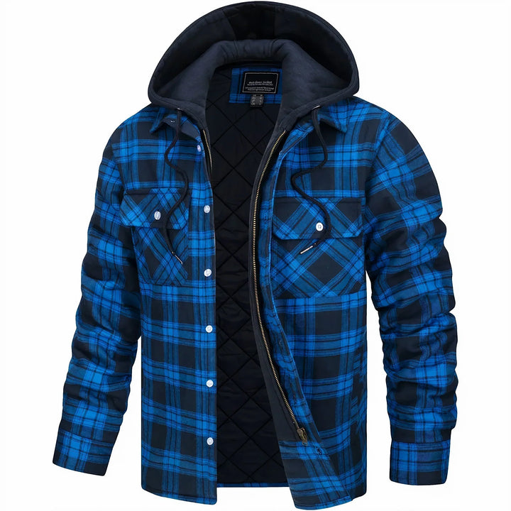 Alfie | Men's Checked Quilted Lining Lumberjack Jacket