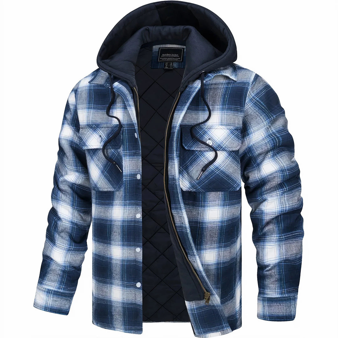 Alfie | Men's Checked Quilted Lining Lumberjack Jacket