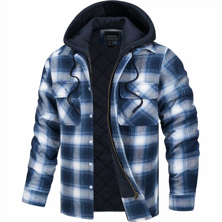 Alfie | Men's Checked Quilted Lining Lumberjack Jacket