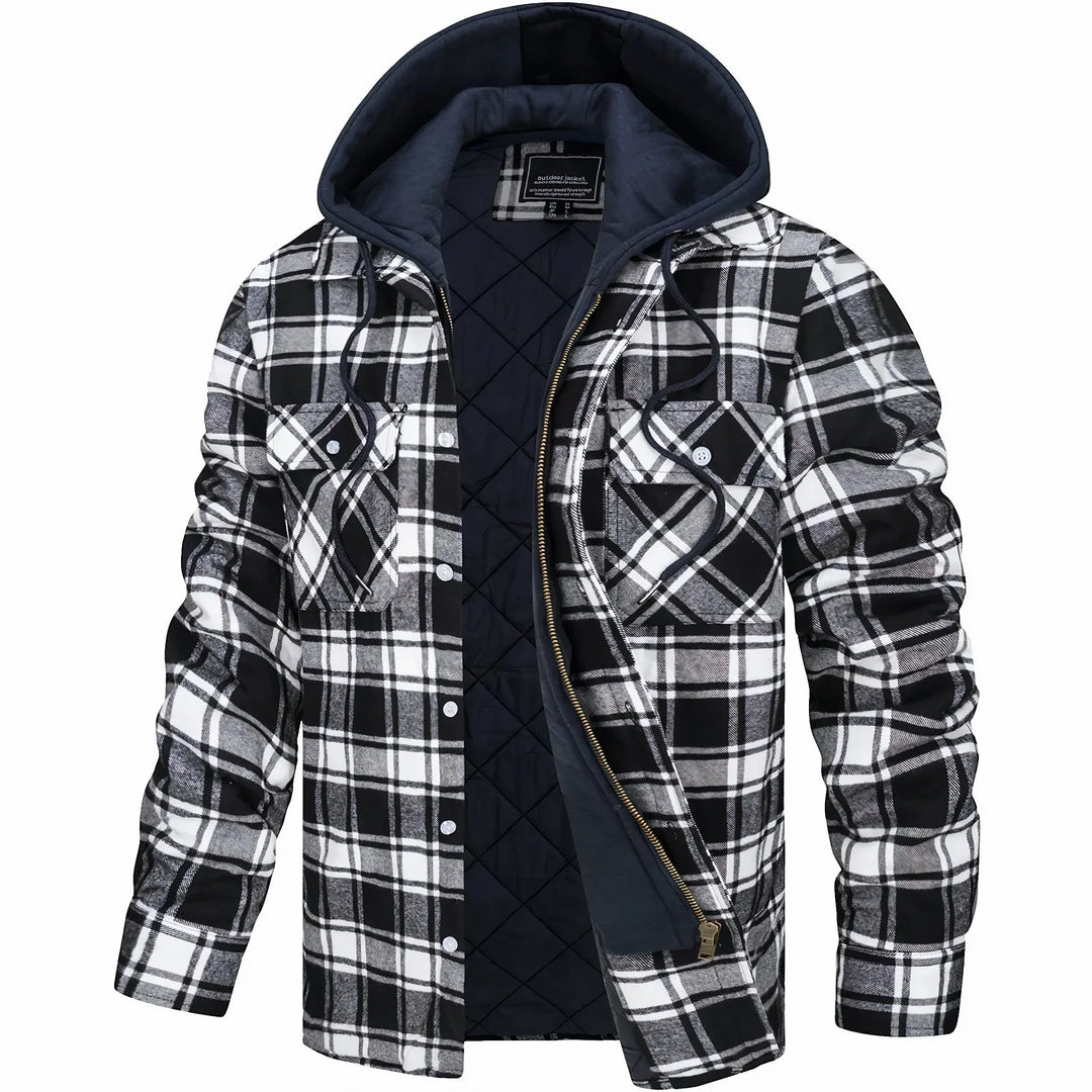 Alfie | Men's Checked Quilted Lining Lumberjack Jacket