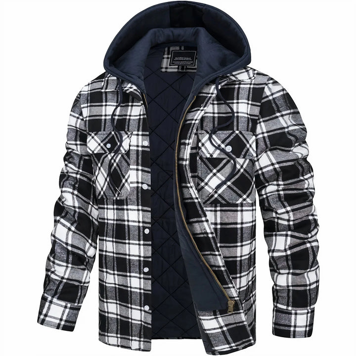 Alfie | Men's Checked Quilted Lining Lumberjack Jacket