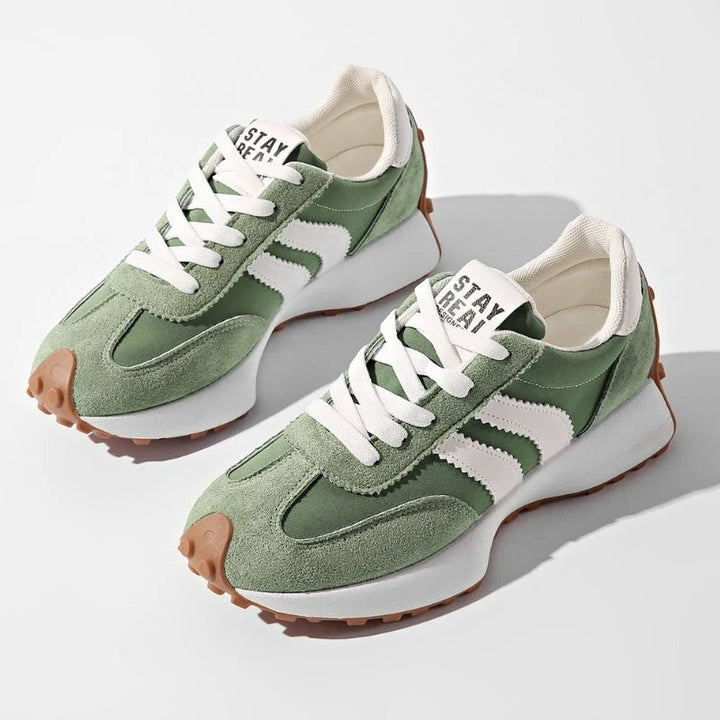 Beth | Women's Retro Gum Sole Running Trainers