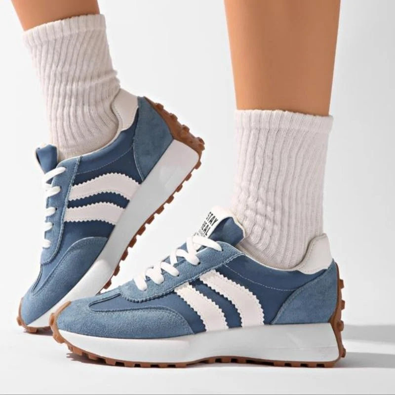 Beth | Women's Retro Gum Sole Running Trainers