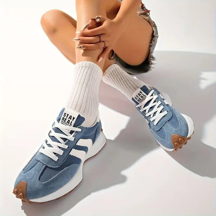 Beth | Women's Retro Gum Sole Running Trainers