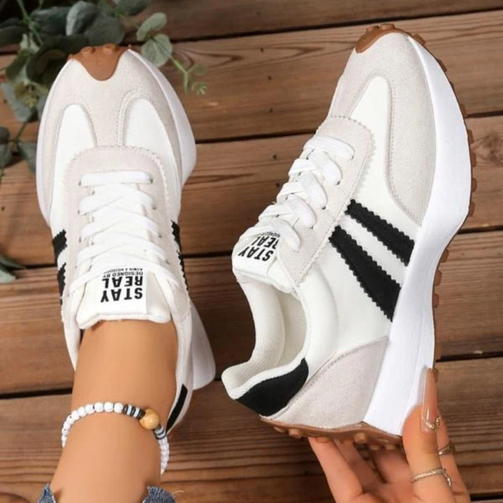 Beth | Women's Retro Gum Sole Running Trainers