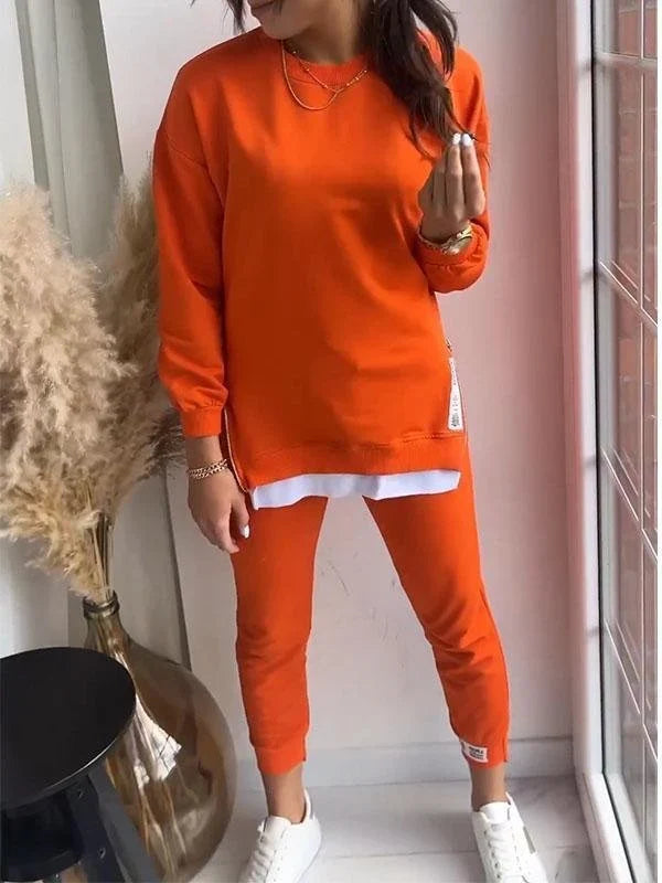 Bethany | Women's Two Piece Side Split Tracksuit Set