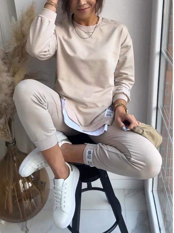 Bethany | Women's Two Piece Side Split Tracksuit Set