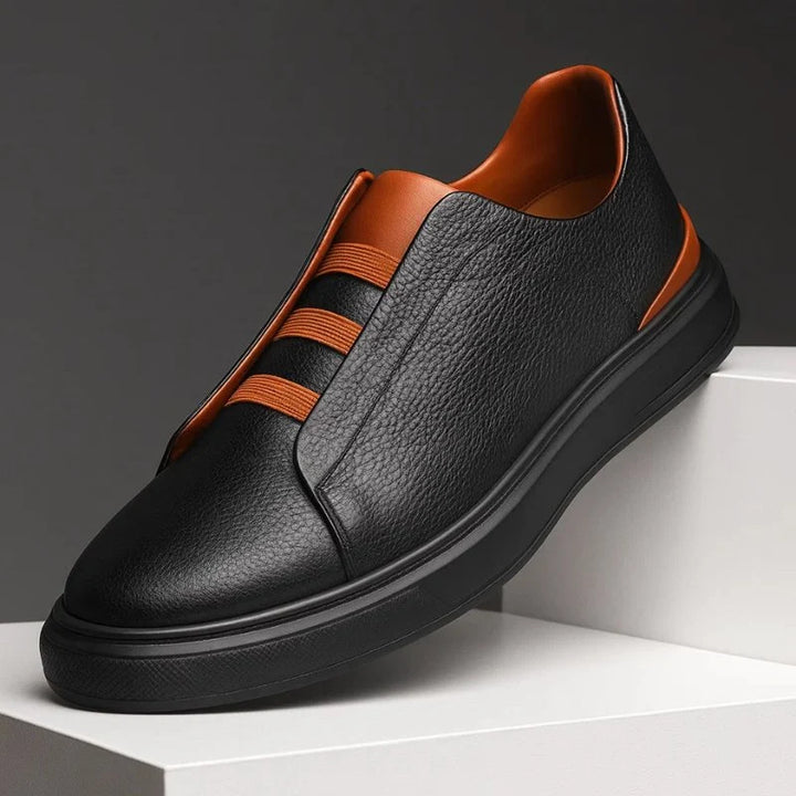 Callum | Men's Elastic Strap Slip On Trainers