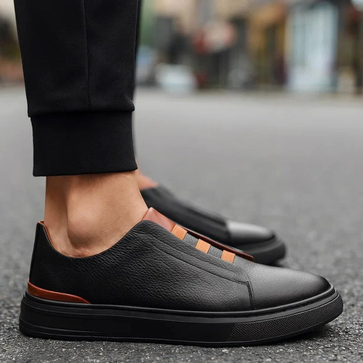 Callum | Men's Elastic Strap Slip On Trainers