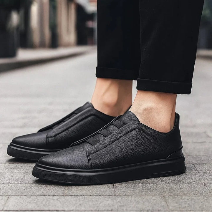 Callum | Men's Elastic Strap Slip On Trainers