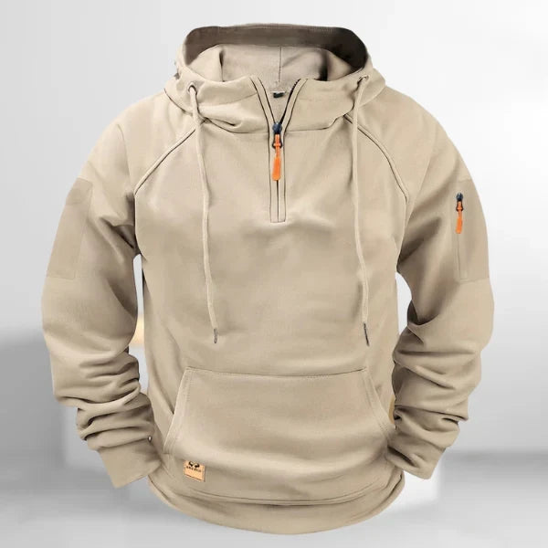Charlene | Men's Half Zip Hoodie with Utility Pockets