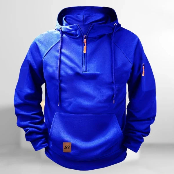 Charlene | Men's Half Zip Hoodie with Utility Pockets
