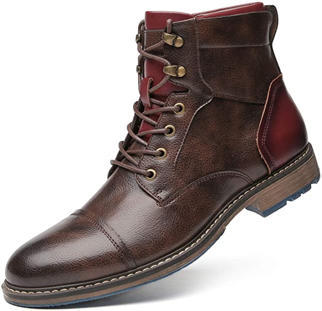 Charlie | Men's Cap Toe Side Zip Ankle Boots