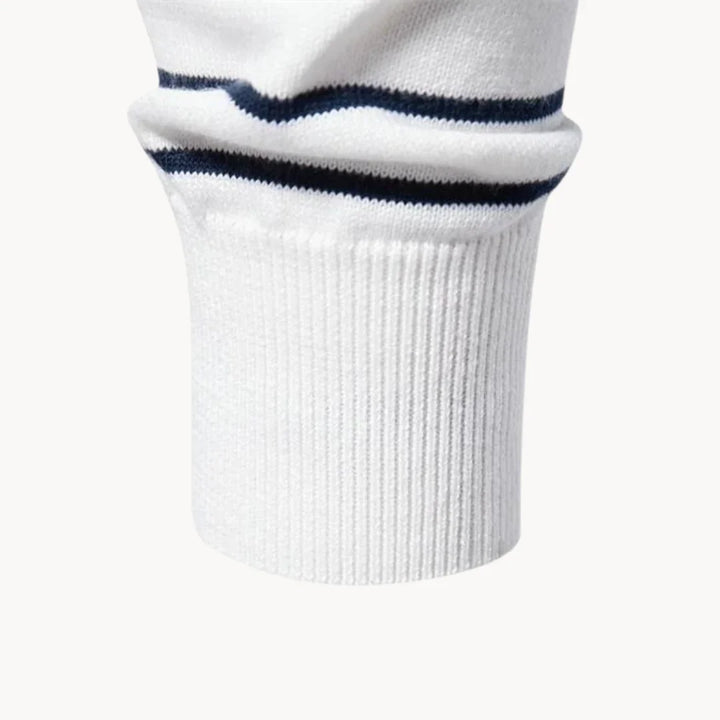 Charlie | Men's Striped Contrast Yoke Knit Jumper