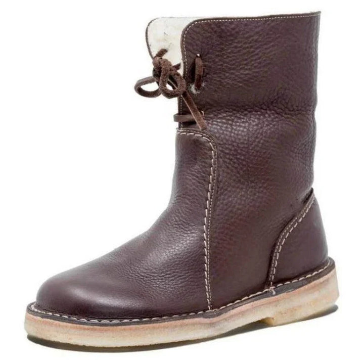 Daisy | Women's Faux Shearling Lined Mid Calf Boots