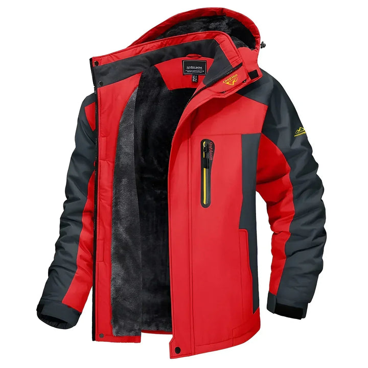Dylan | Men's Fleece Lined Hooded Zip Pocket Jacket