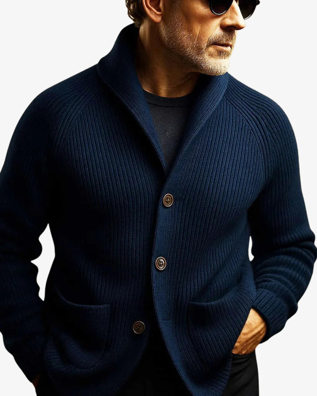 Emrys | Men's Shawl Collar Button Front Cardigan