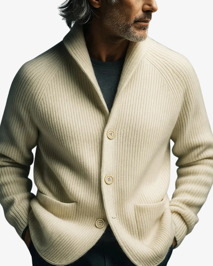 Emrys | Men's Shawl Collar Button Front Cardigan