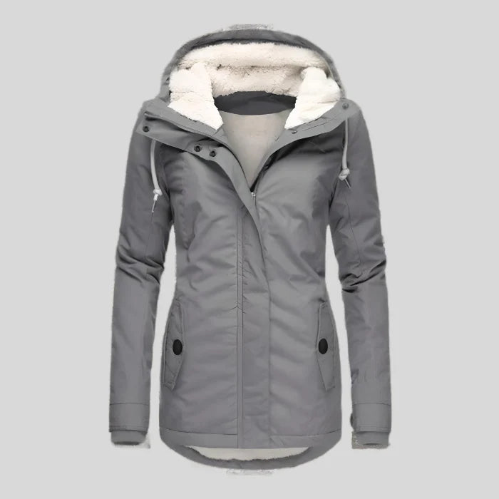 Erin | Women's Sherpa Lined Hooded Parka Coat