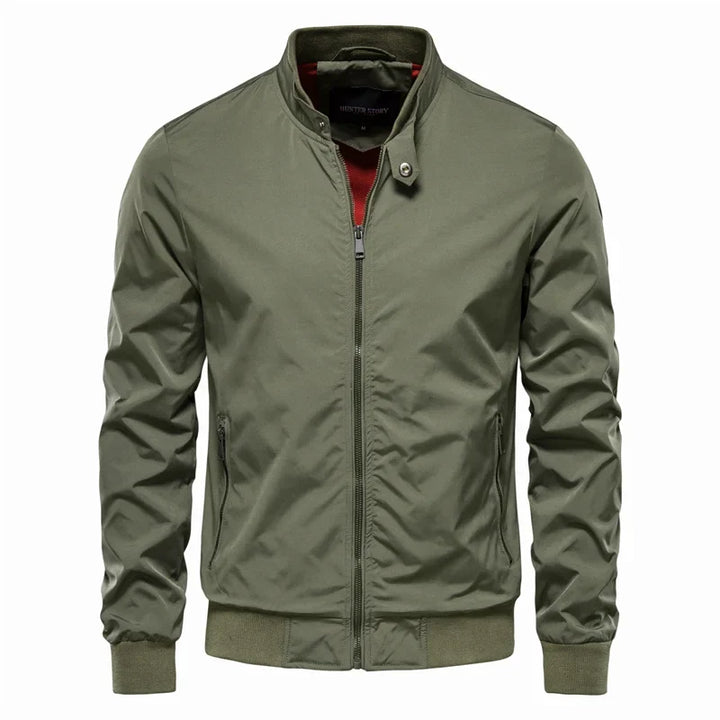 Ethan | Men's Contrast Lining Harrington Jacket
