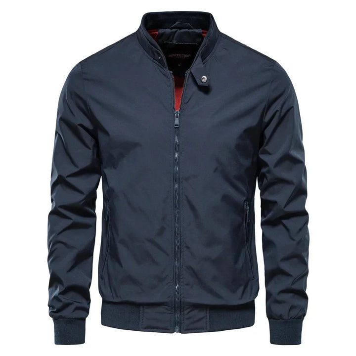 Ethan | Men's Contrast Lining Harrington Jacket