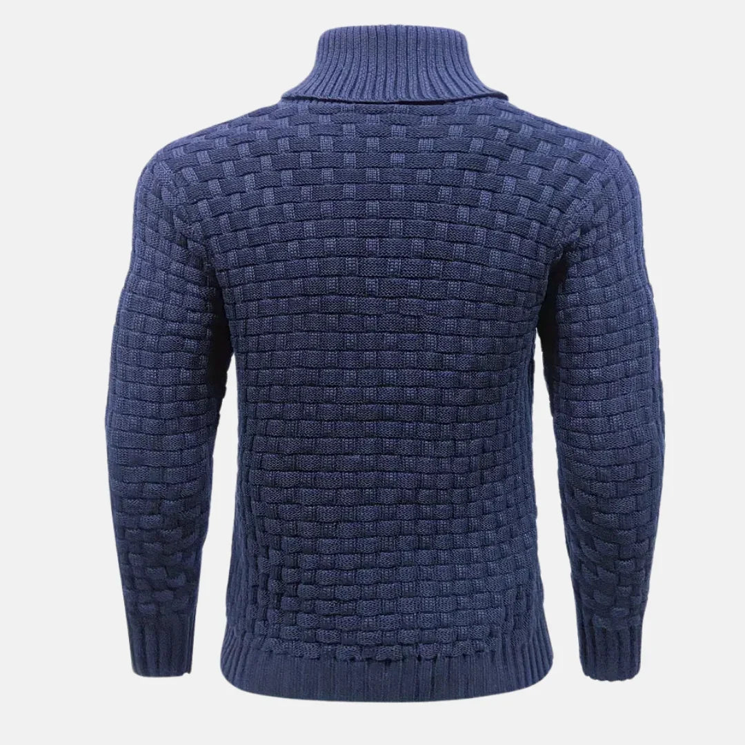 George | Men's Button Neck Collar Knitted Jumper