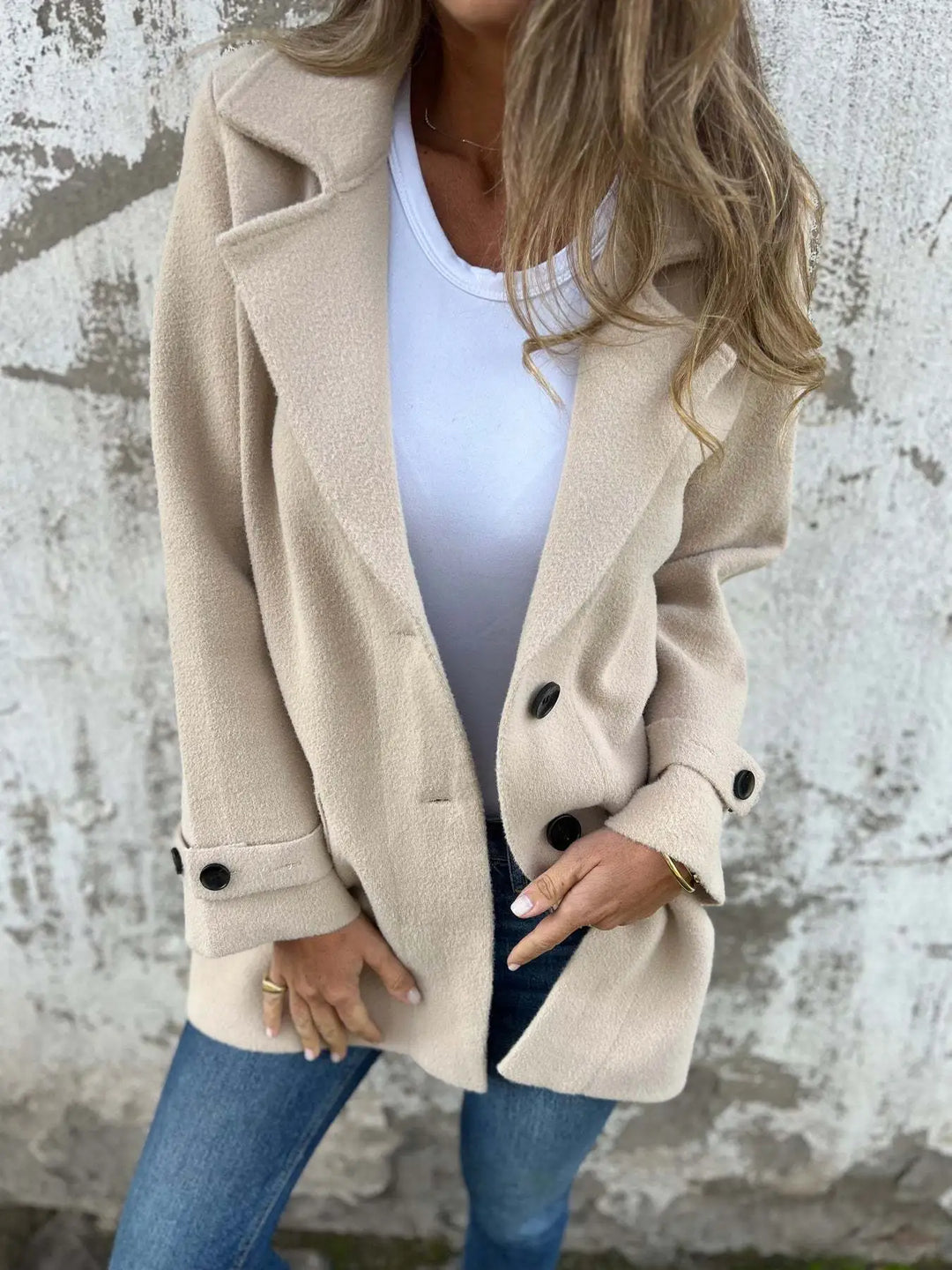 Grace | Women's Oversized Notch Lapel Coat