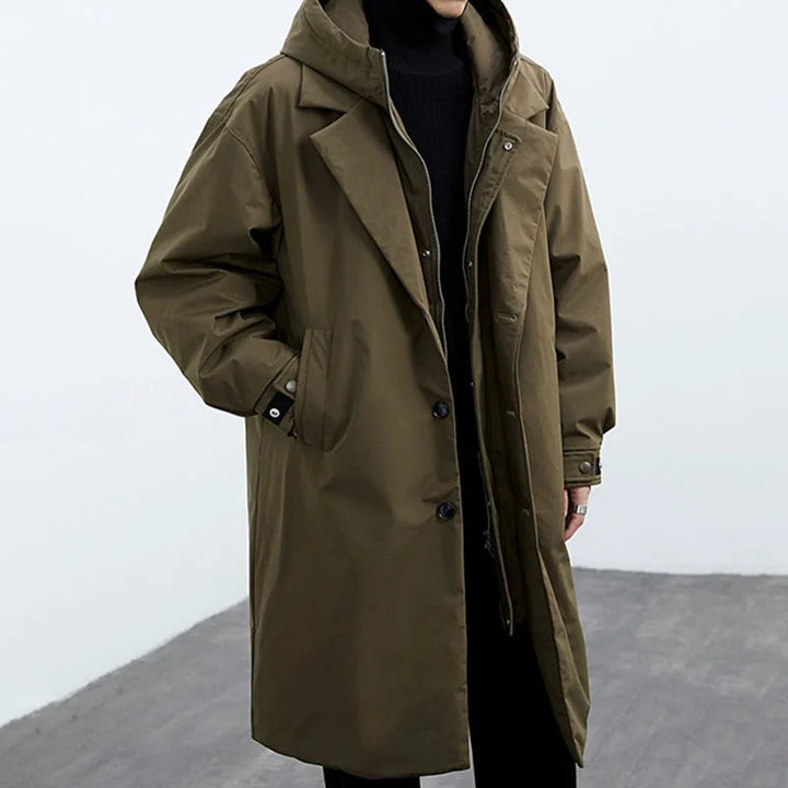 Hugo | Men's Longline Hooded Parka Coat