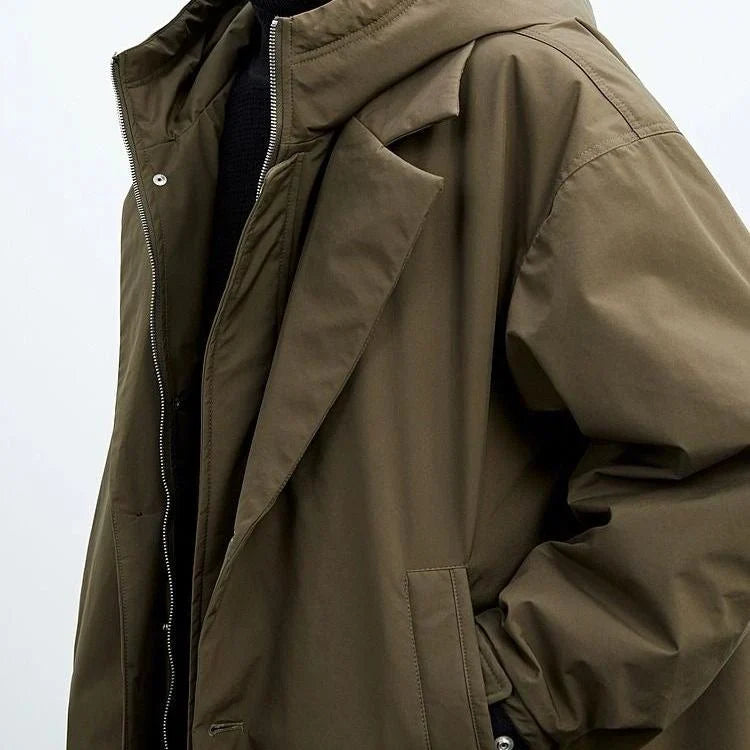 Hugo | Men's Longline Hooded Parka Coat