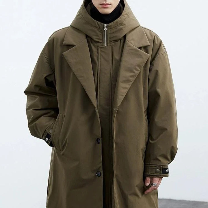 Hugo | Men's Longline Hooded Parka Coat