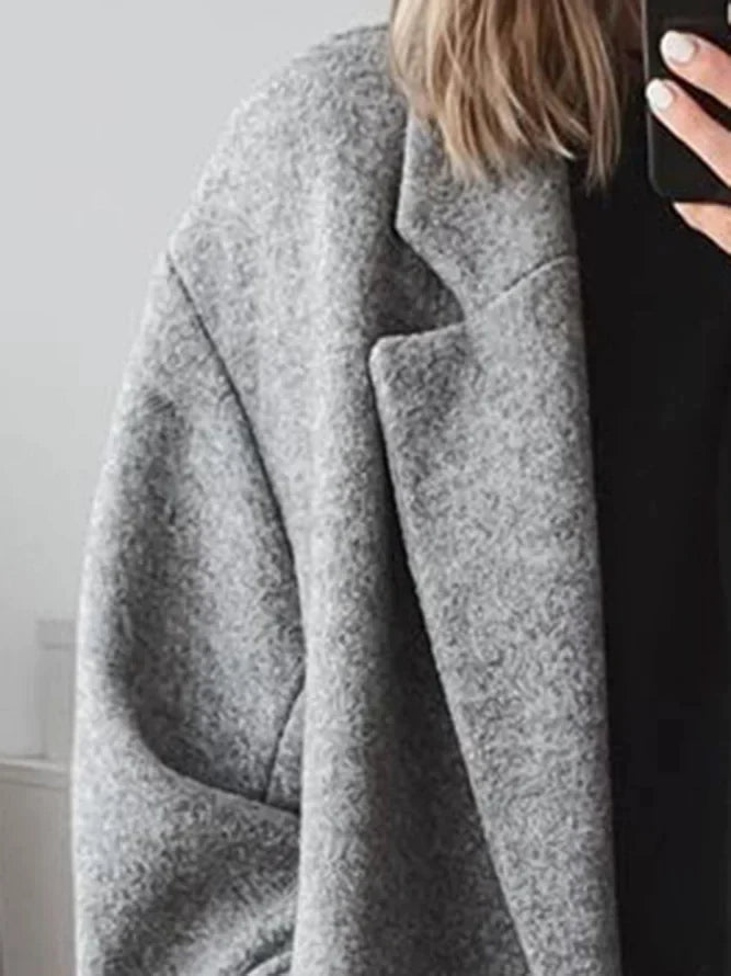Imogen | Women's Oversized Long Notch Lapel Coat