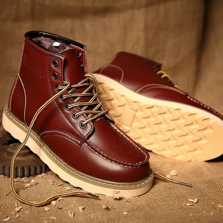 Joe | Men's Contrast Sole Lace Up Ankle Boots