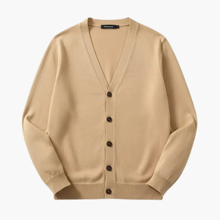 Luke | Men's V Neck Button Front Cardigan