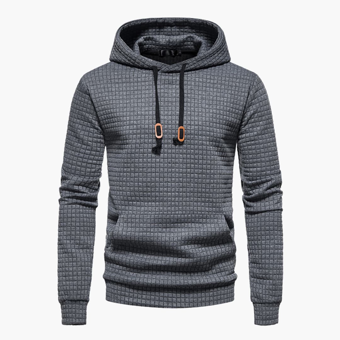 Lynsey | Men's Waffle Knit Pullover Hoodie