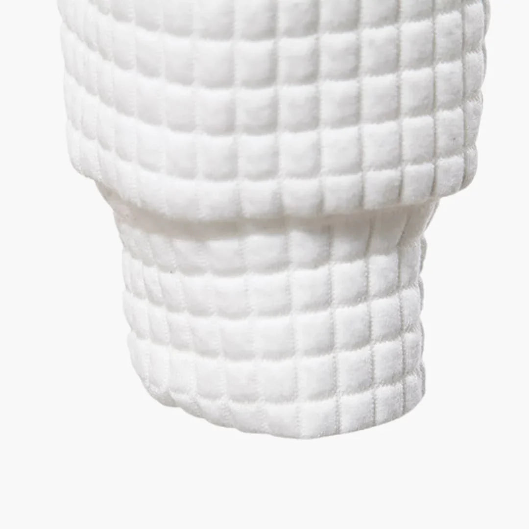 Lynsey | Men's Waffle Knit Pullover Hoodie