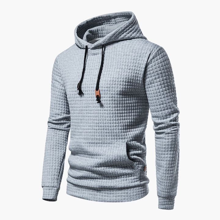 Lynsey | Men's Waffle Knit Pullover Hoodie