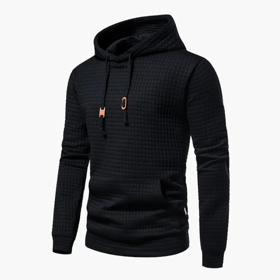 Lynsey | Men's Waffle Knit Pullover Hoodie