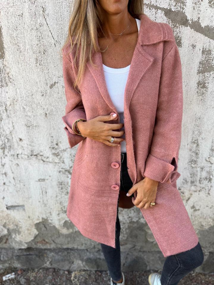 Maisie | Women's Longline Knitted Finish Coat