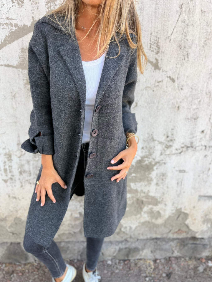 Maisie | Women's Longline Knitted Finish Coat
