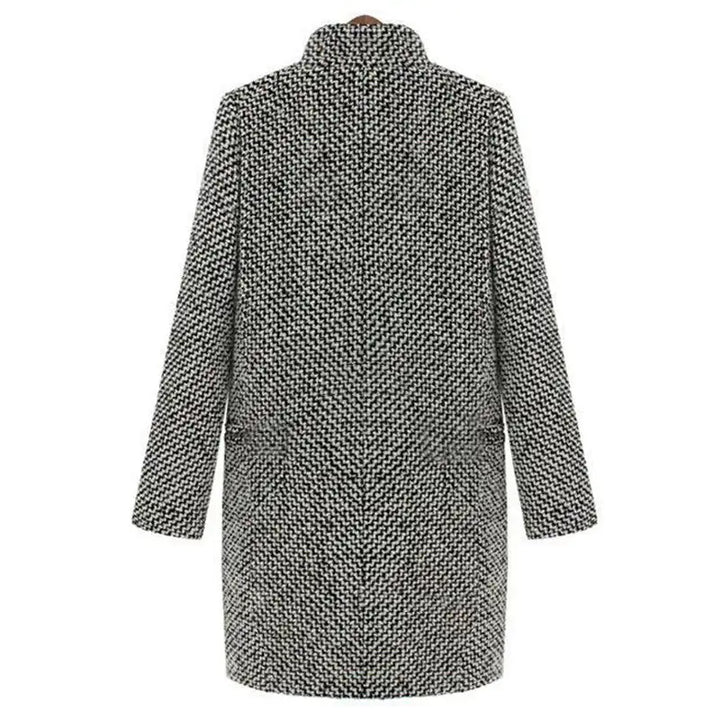 Marianne | Women's Herringbone Button Front Coat