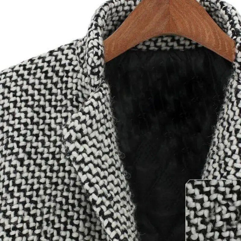 Marianne | Women's Herringbone Button Front Coat