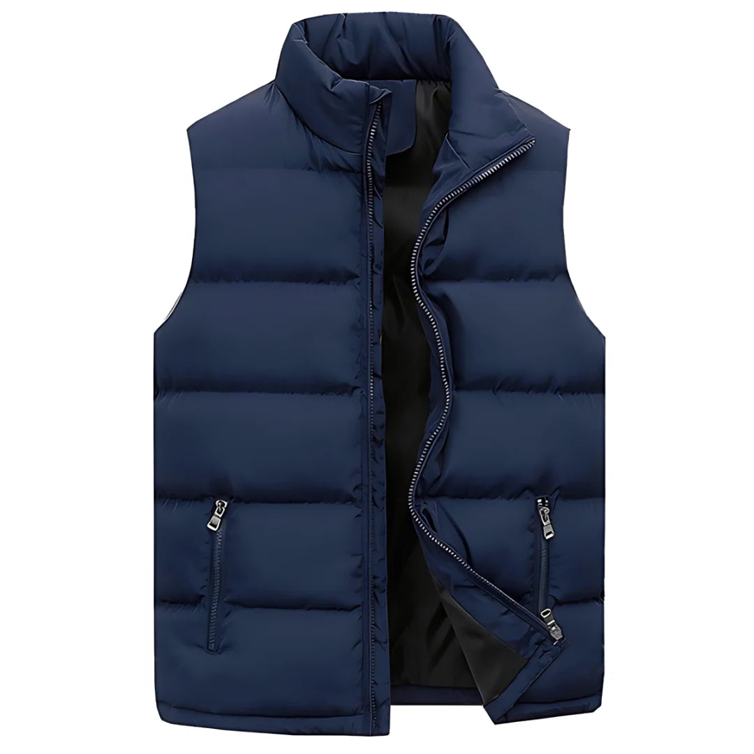 Mark | Men's Sleeveless Zip Pocket Puffer Gilet