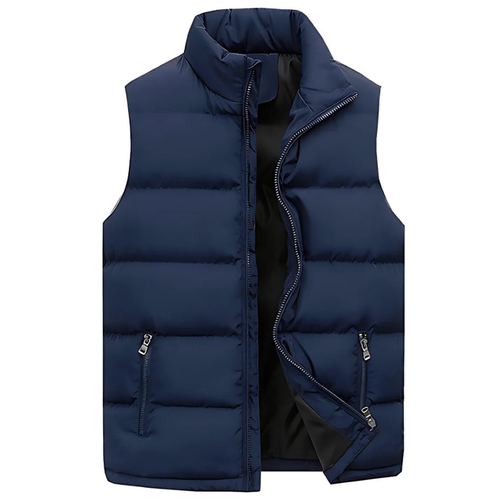 Mark | Men's Sleeveless Zip Pocket Puffer Gilet