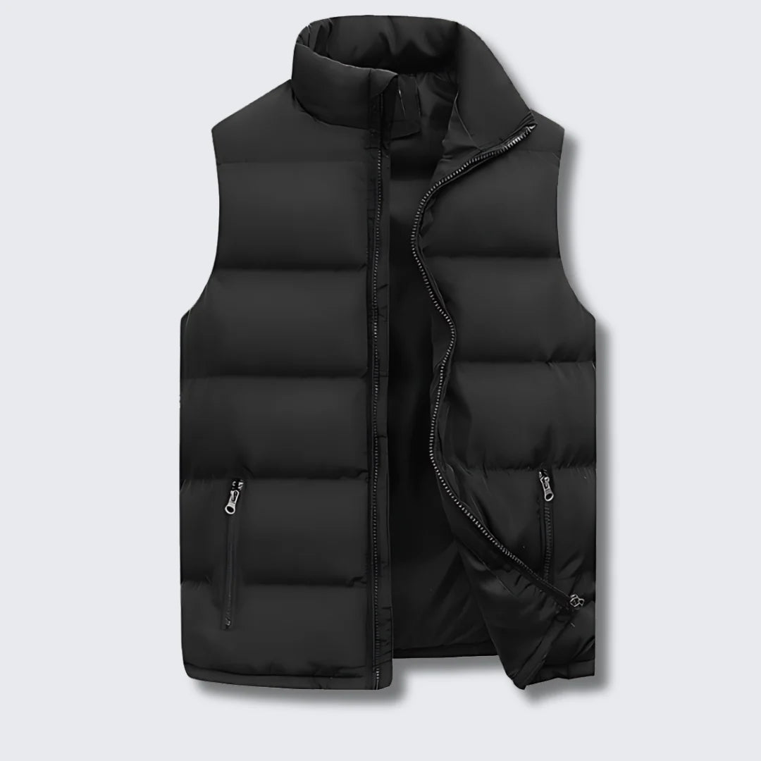 Mark | Men's Sleeveless Zip Pocket Puffer Gilet