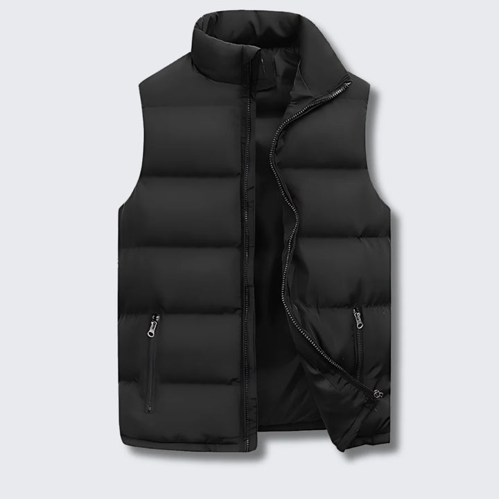Mark | Men's Sleeveless Zip Pocket Puffer Gilet