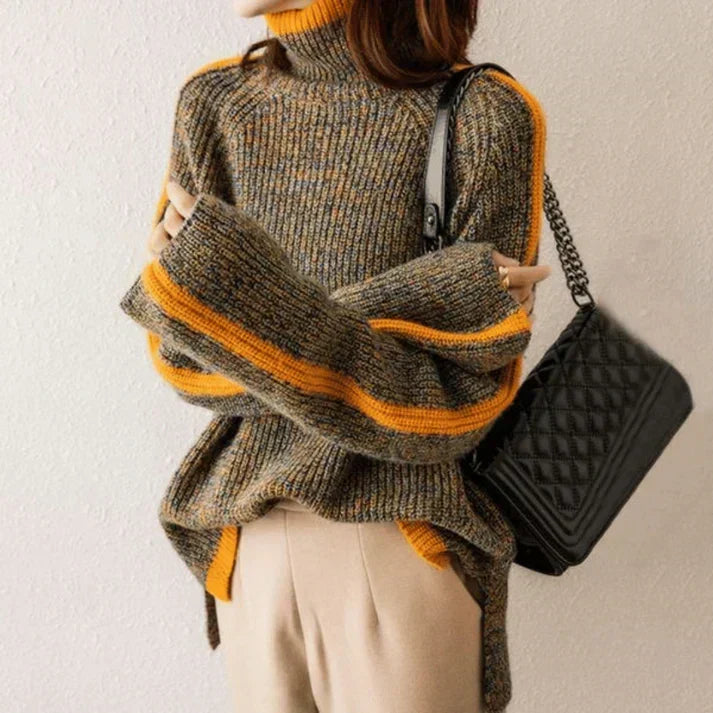 Martha | Women's Chunky Knit Turtle Neck Jumper