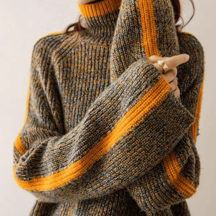 Martha | Women's Chunky Knit Turtle Neck Jumper